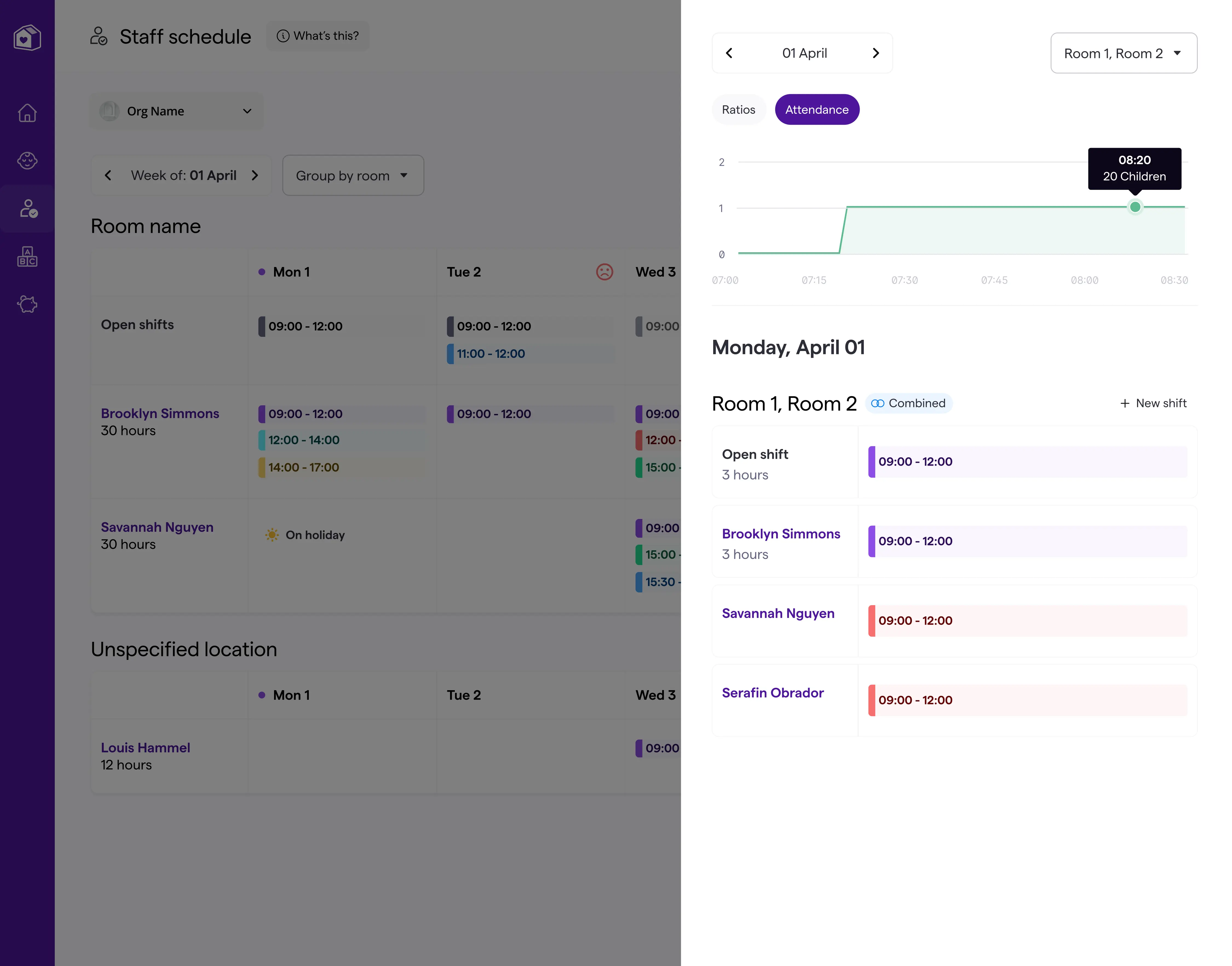Attendance logging